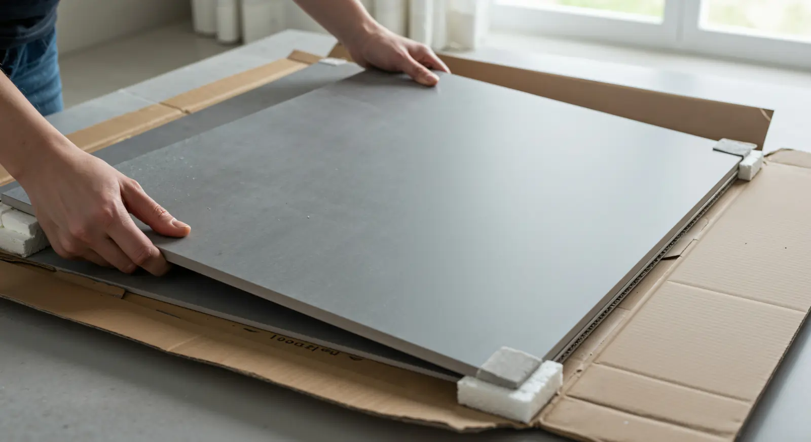 Tile flooring installation