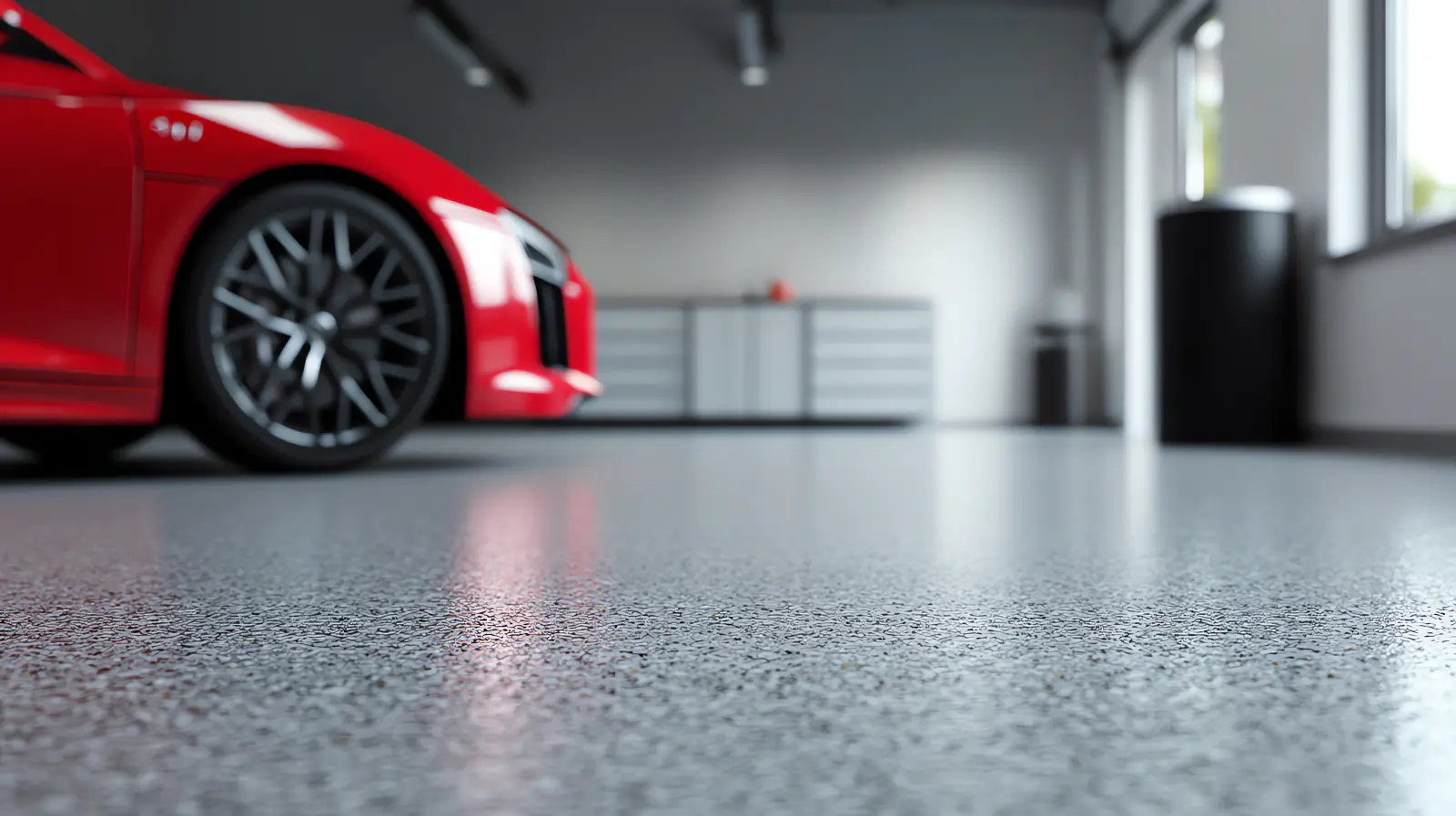 Epoxy garage floor luxury