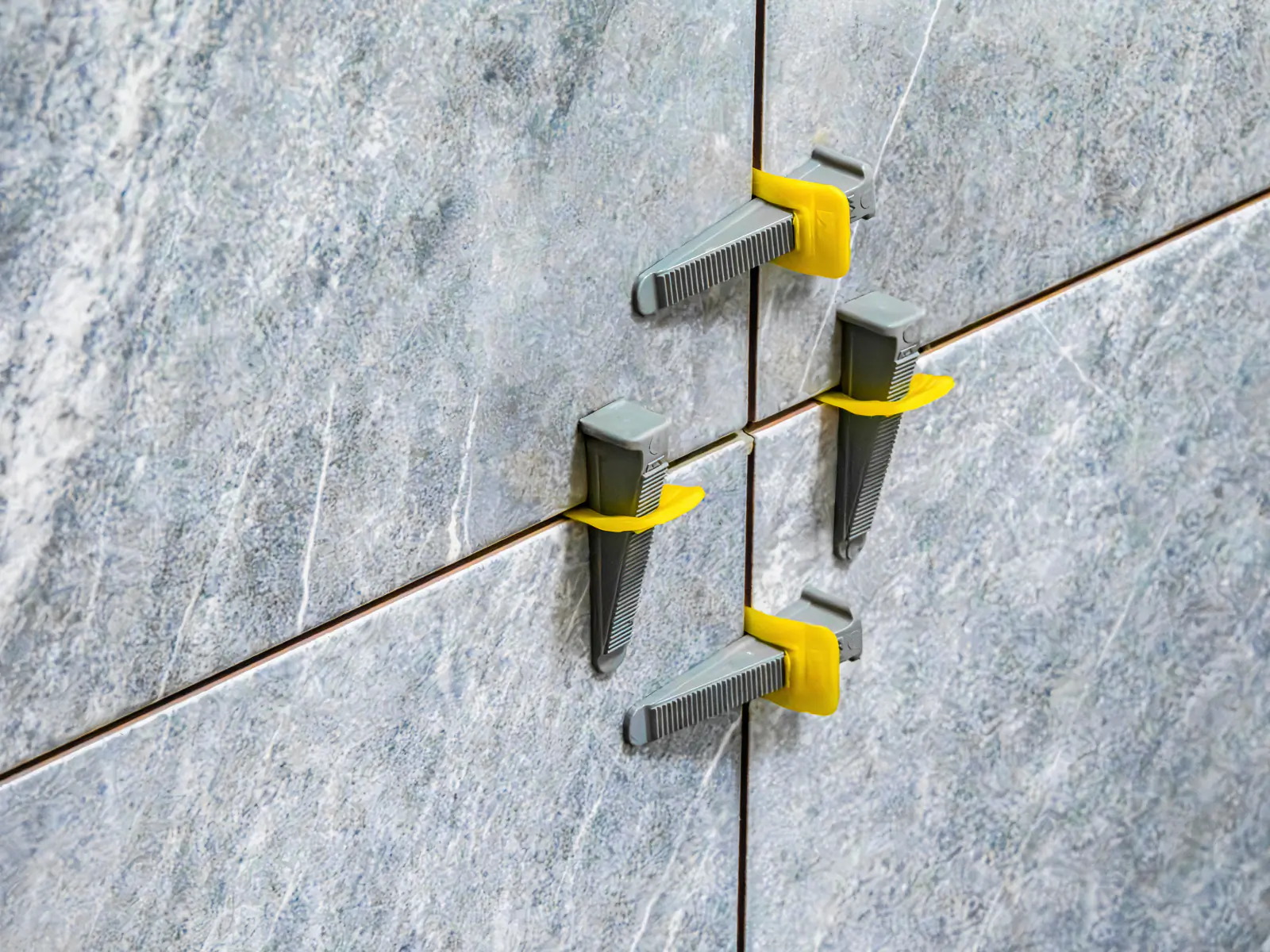 Porcelain tile floor