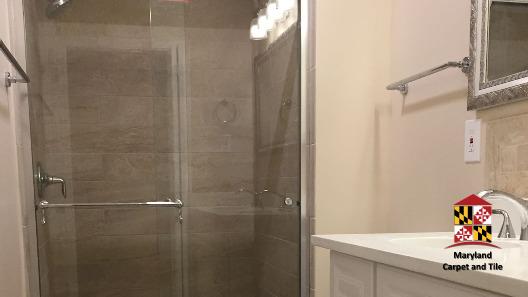 Full view of this bathroom remodel
